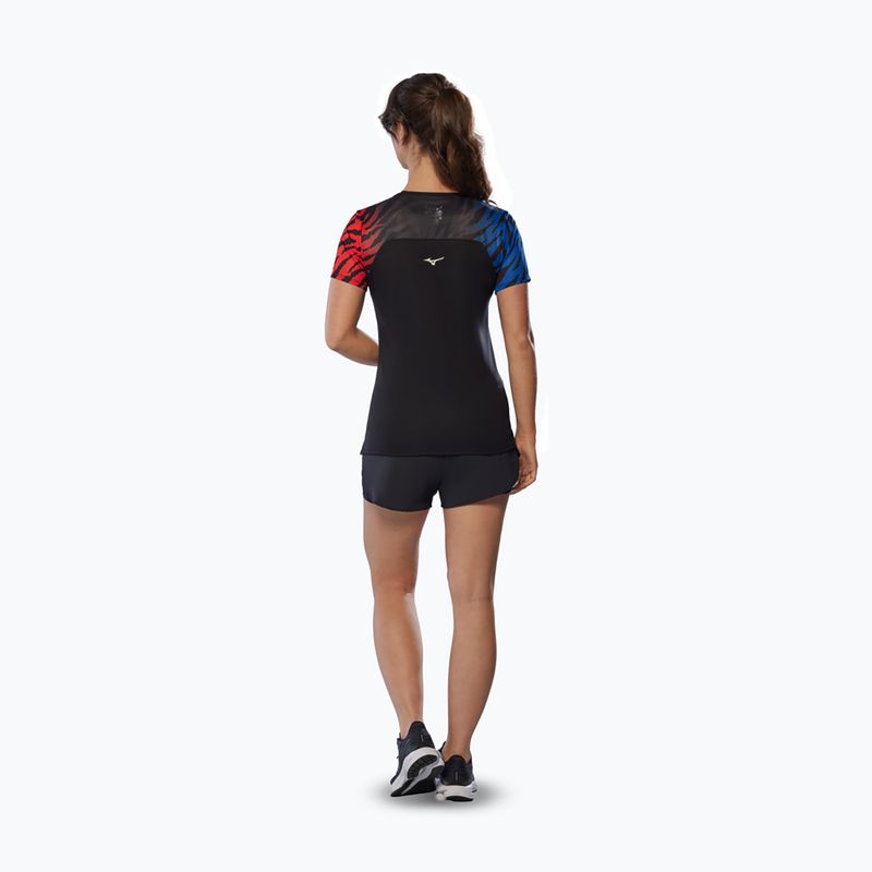 Dámske bežecké tričko Mizuno DryAeroFlow Graphic Tee oni red 4