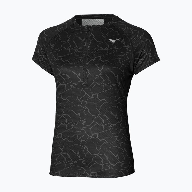 Dámske bežecké tričko Mizuno Graphic Trail Tee black