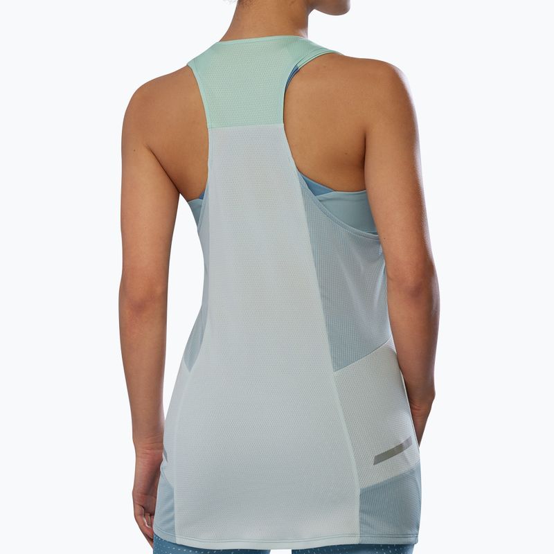 Dámske bežecké tričko Mizuno DryAeroFlow Tank cloud blue 3