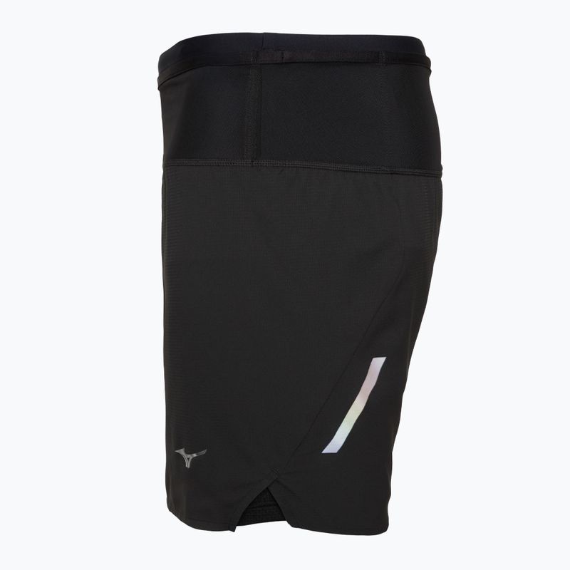 Pánske bežecké šortky Mizuno Trail ER 2IN1 black 3