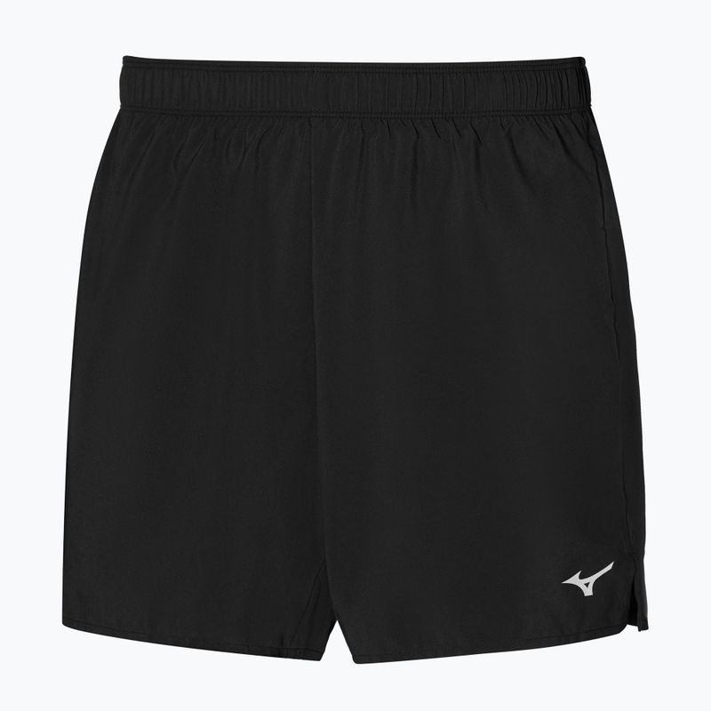 Pánske bežecké šortky Mizuno Trail ER 2IN1 black