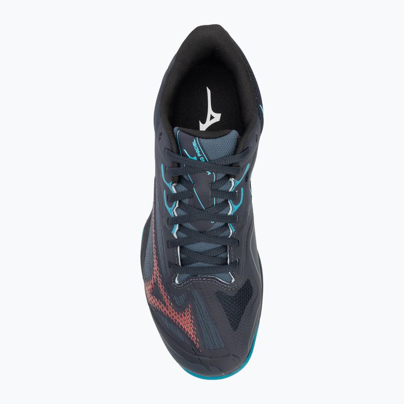 Pánské boty na padel  Mizuno Wave Exceed Light 2 Padel salute/ hibiscus/ enamel blue 5