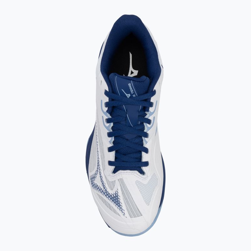 Dámské tenisové boty Mizuno Wave Exceed Light 2 CC white/ bellwether blue/ bel air blue 5