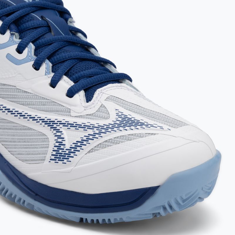 Dámské tenisové boty Mizuno Wave Exceed Light 2 CC white/ bellwether blue/ bel air blue 7