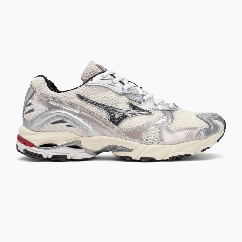 Pánske topánky Mizuno Wave Rider 10 mizuno snow white/black sand/ryth red 2
