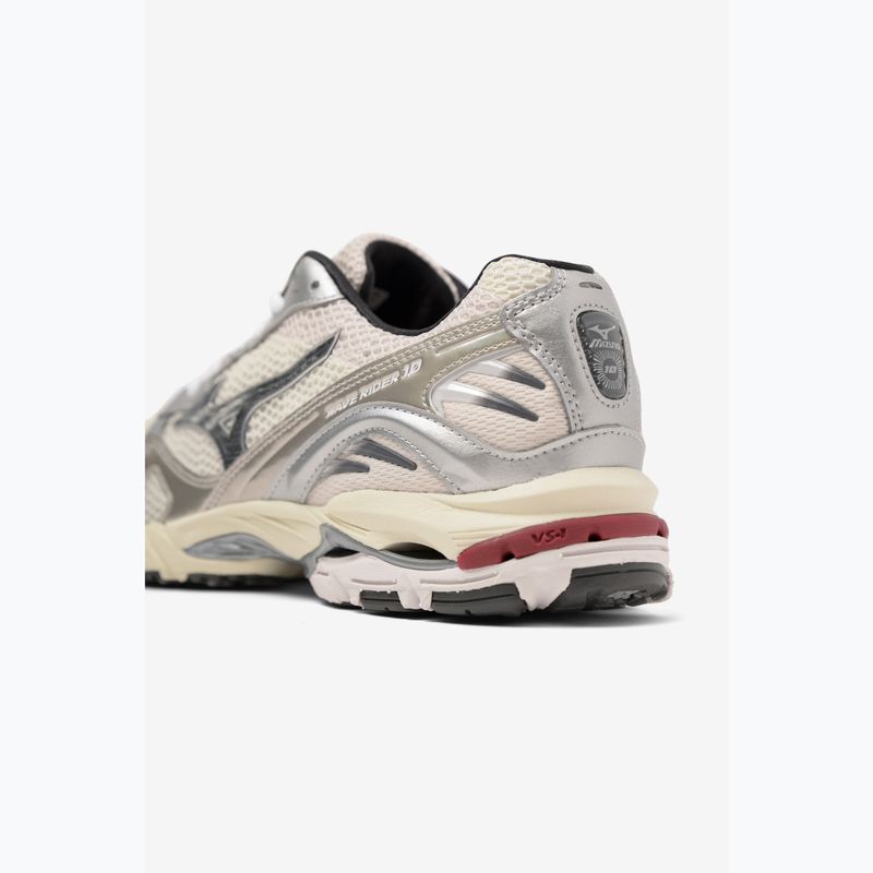 Pánske topánky Mizuno Wave Rider 10 mizuno snow white/black sand/ryth red 8
