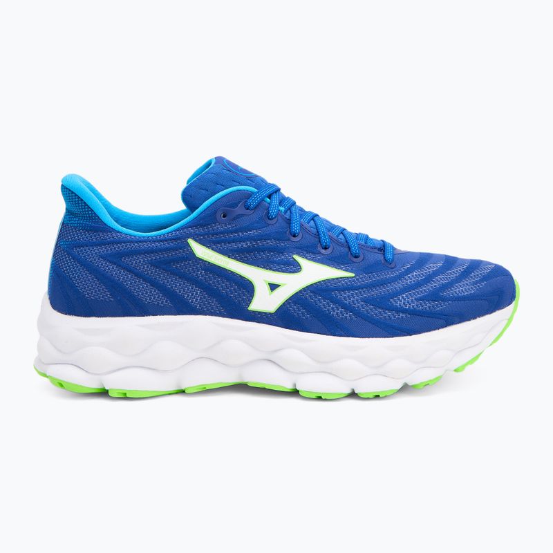 Pánske bežecké topánky Mizuno Wave Sky 8 reflex blue c/white/green geck 2