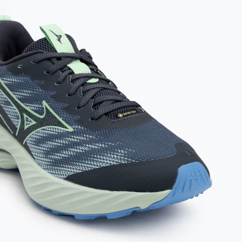 Pánske bežecké topánky Mizuno Wave Rider GTX 2 vintage indigo/neo mint/front blue 7