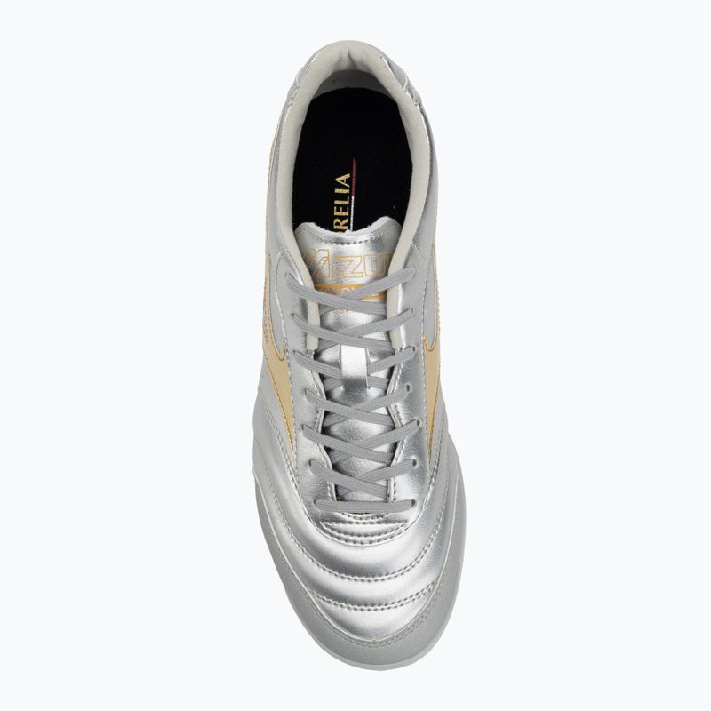 Pánske kopačky Mizuno Morelia Sala Pro TF galaxy silver/gold/gold 5