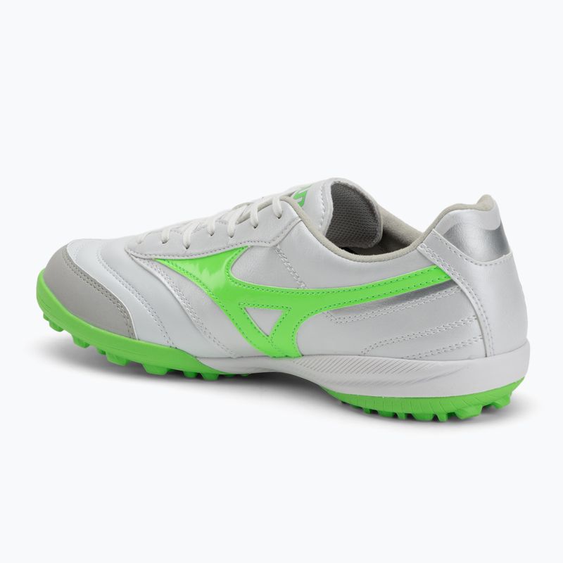 Pánske kopačky Mizuno Morelia Sala Pro TF white/neon green/galaxy silver 3