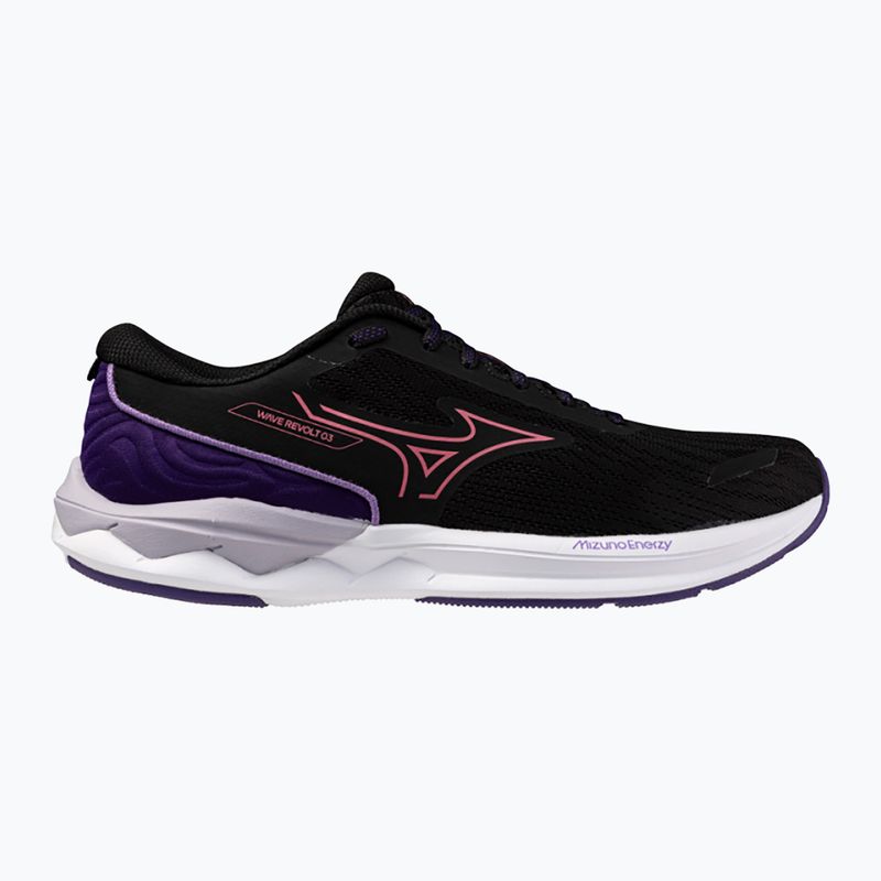 Dámske bežecké topánky Mizuno Wave Revolt 3 black/camellia rose/violet indigo 8