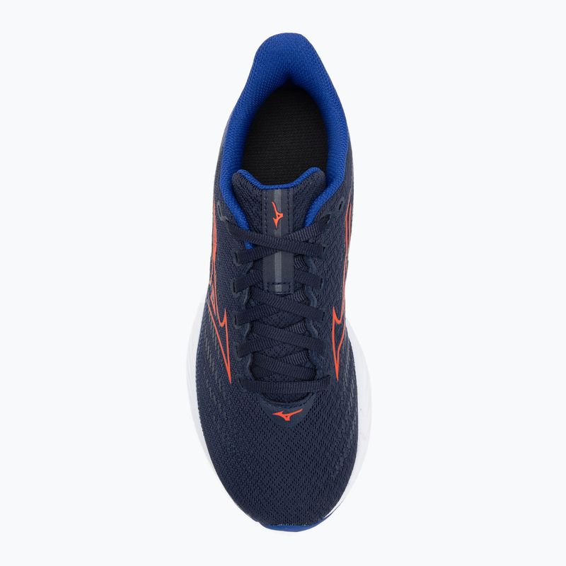 Detské bežecké topánky Mizuno Enerzy Rider Jr peacoat/ignitionred/ reflective blue 5