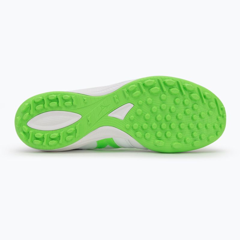 Pánske kopačky Mizuno Morelia Sala Elite TF white/neon green/galaxy silver 4