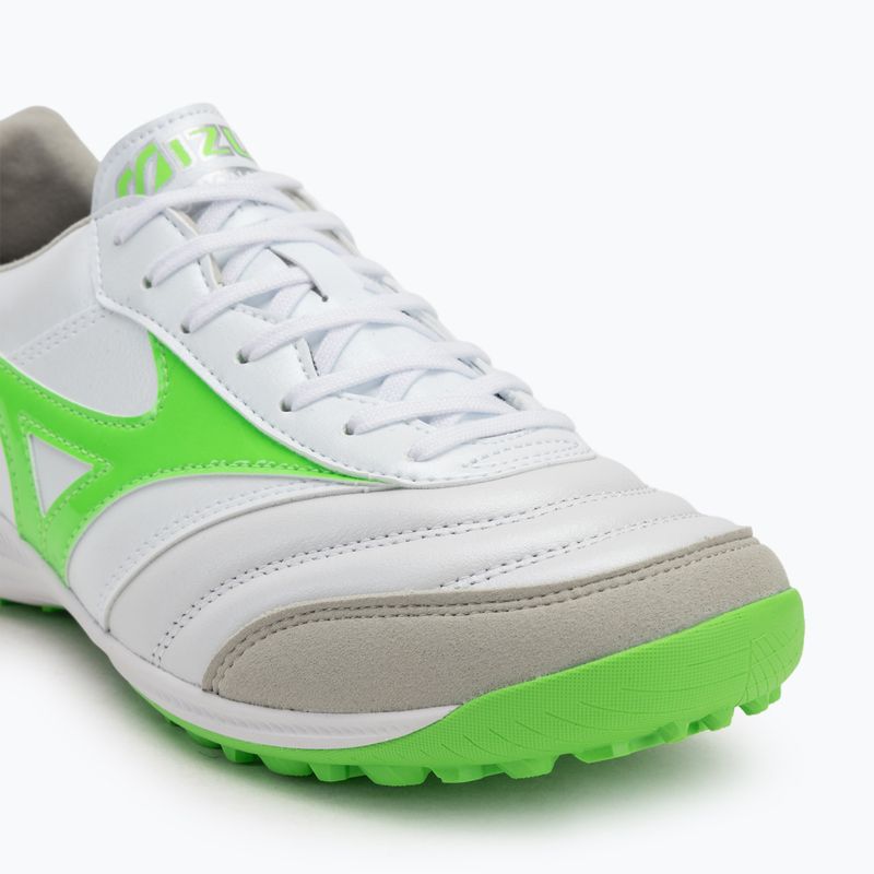Pánske kopačky Mizuno Morelia Sala Elite TF white/neon green/galaxy silver 7