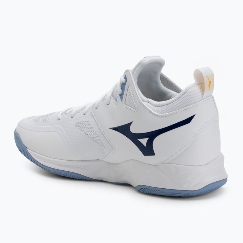 Volejbalové topánky Mizuno Wave Dimension Mid biele/bellwether modré/belairblu 3