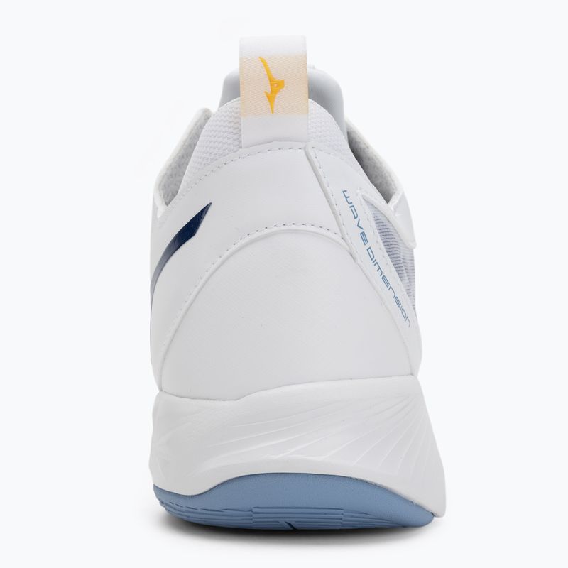 Volejbalové topánky Mizuno Wave Dimension Mid biele/bellwether modré/belairblu 6