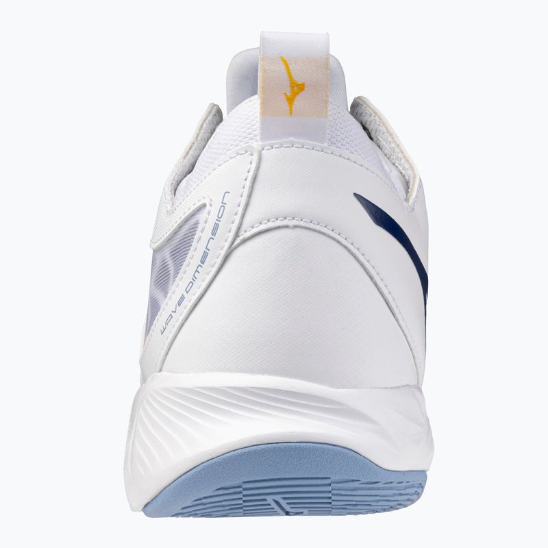 Volejbalové topánky Mizuno Wave Dimension Mid biele/bellwether modré/belairblu 10