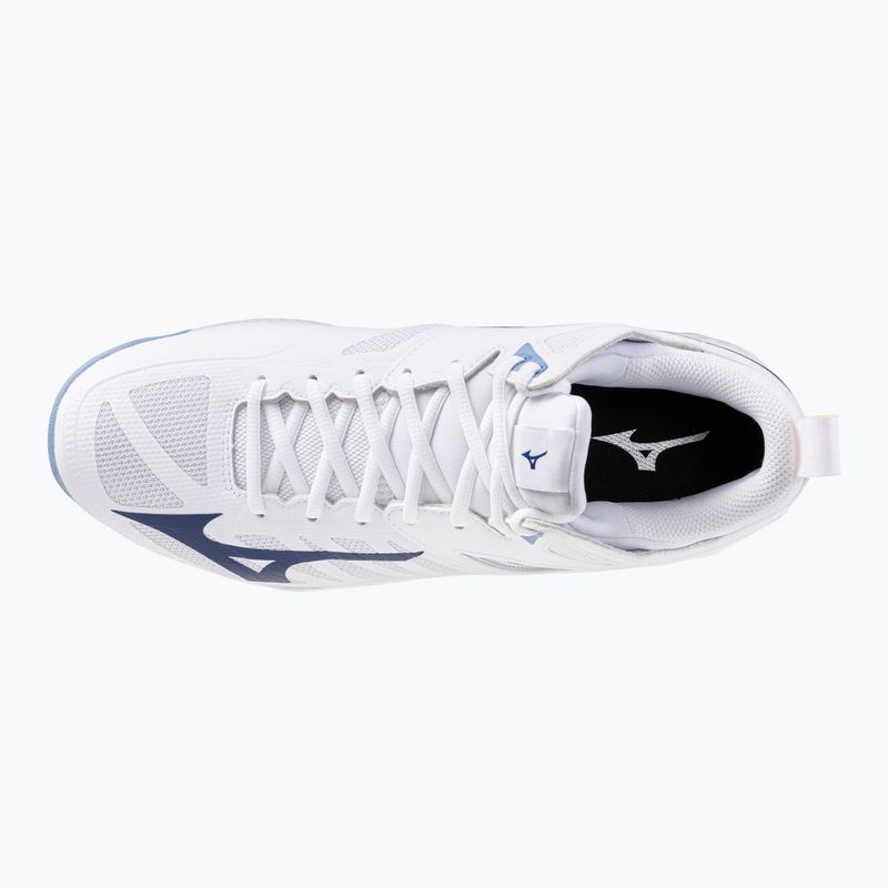Volejbalové topánky Mizuno Wave Dimension Mid biele/bellwether modré/belairblu 11
