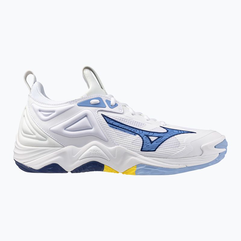 Volejbalová obuv Mizuno Wave Momentum 3 white/bellwether blue/bel air blue 8