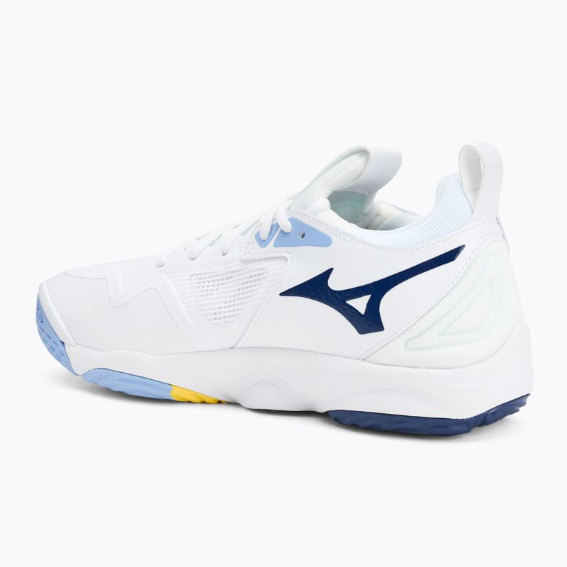 Volejbalová obuv Mizuno Wave Momentum 3 white/bellwether blue/bel air blue 3