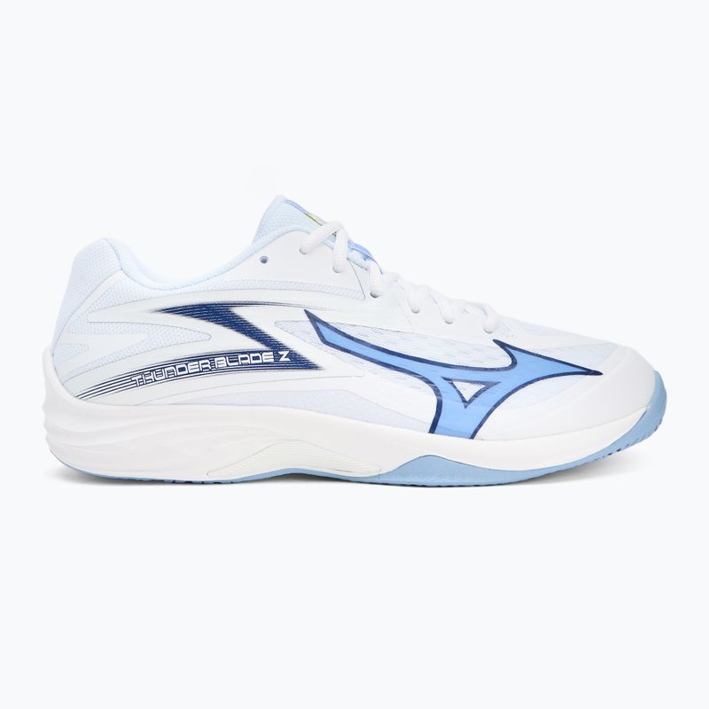 Volejbalová obuv Mizuno Thunder Blade Z white/bellwether blue/bel air blue 2