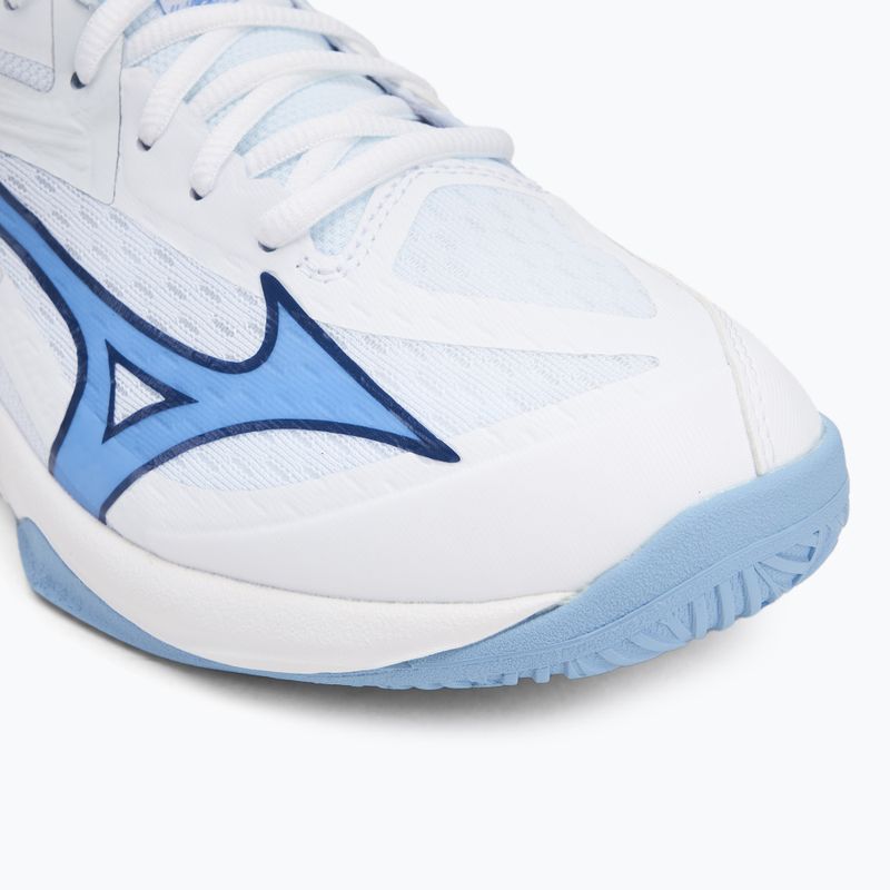 Volejbalová obuv Mizuno Thunder Blade Z white/bellwether blue/bel air blue 7