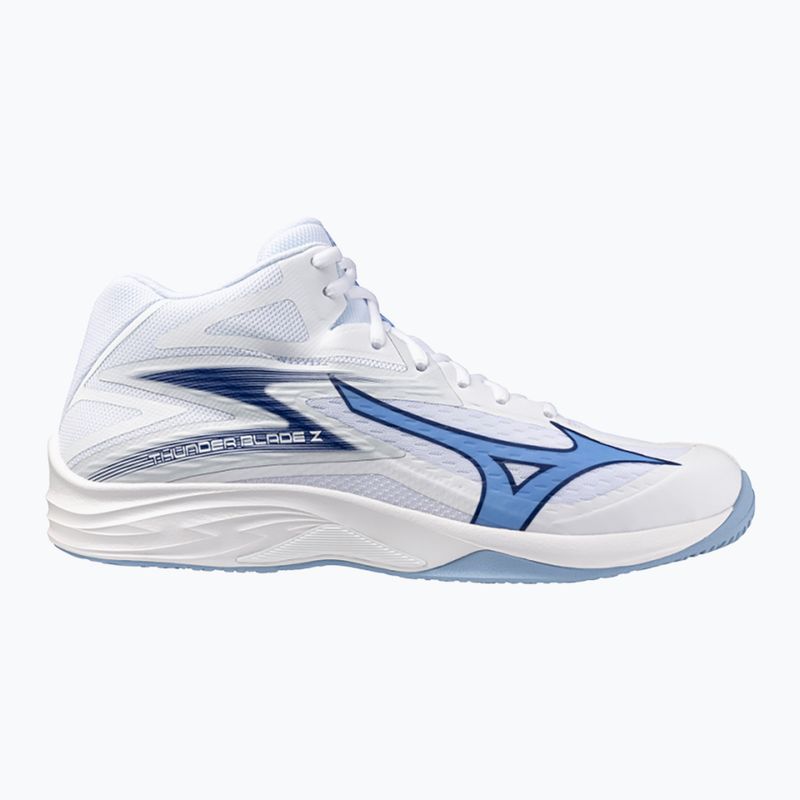 Volejbalová obuv Mizuno Thunder Blade Z Mid white/bellwether blue/bel air blue