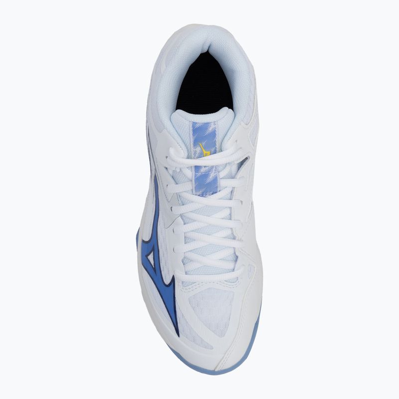 Volejbalová obuv Mizuno Thunder Blade Z Mid white/bellwether blue/bel air blue 5