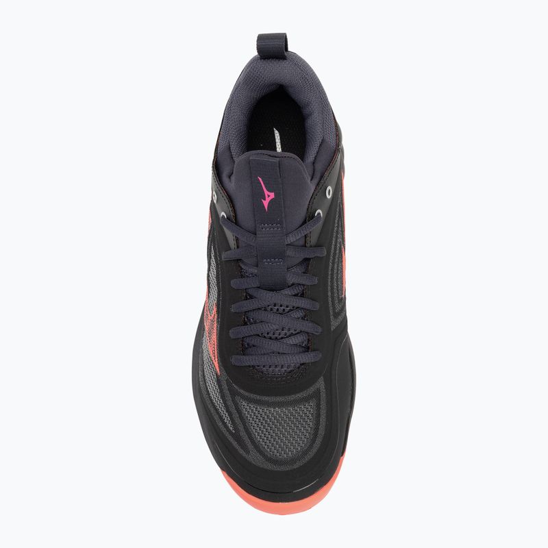 Volejbalové topánky Mizuno Wave Luminous 3 black/neon flame/peacock blue 5