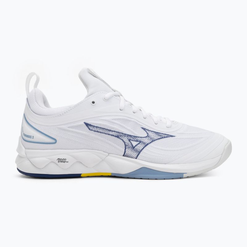 Volejbalové topánky Mizuno Wave Luminous 3 biele/bellwether modré/belairblu 2
