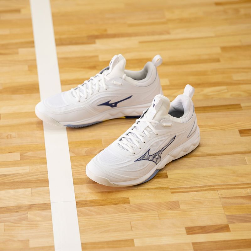 Volejbalové topánky Mizuno Wave Luminous 3 biele/bellwether modré/belairblu 13