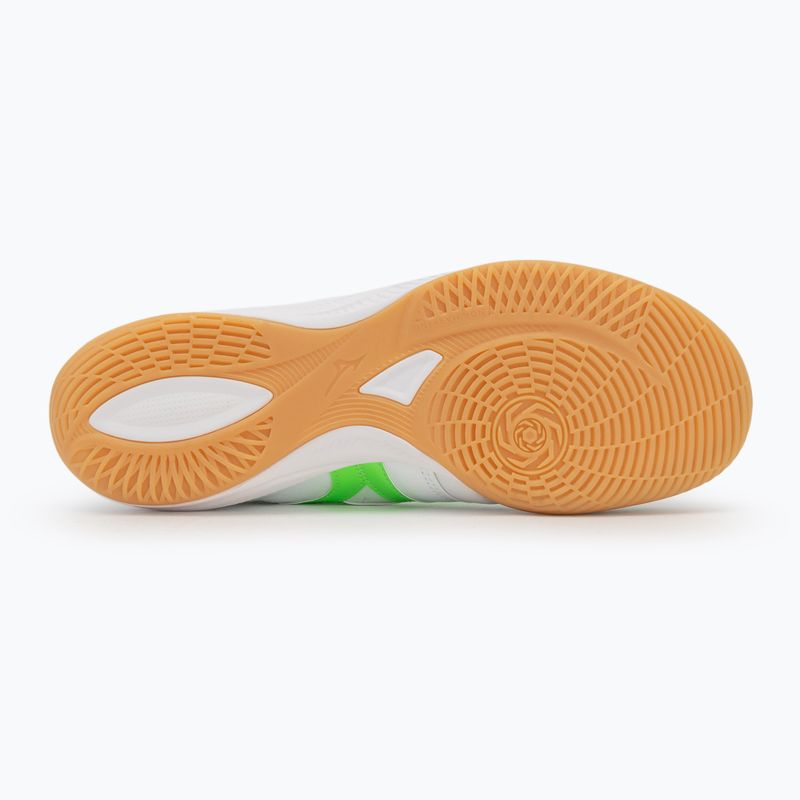 Pánske kopačky Mizuno Morelia Sala Elite IN white/neon green/galaxy silver 4