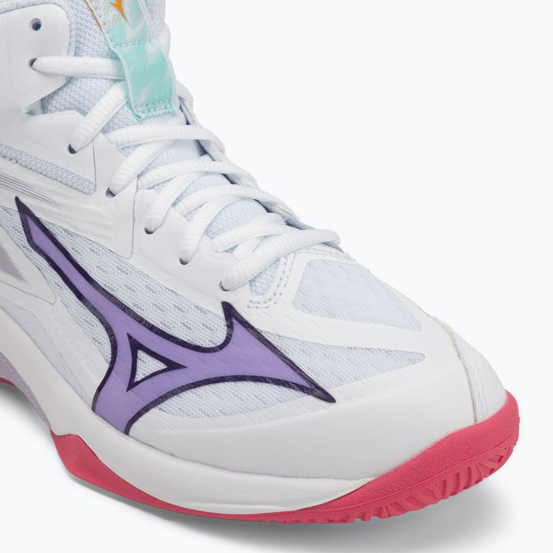 Dámska volejbalová obuv Mizuno Thunder Blade Z Mid white/violet indigo/camelliaros 7