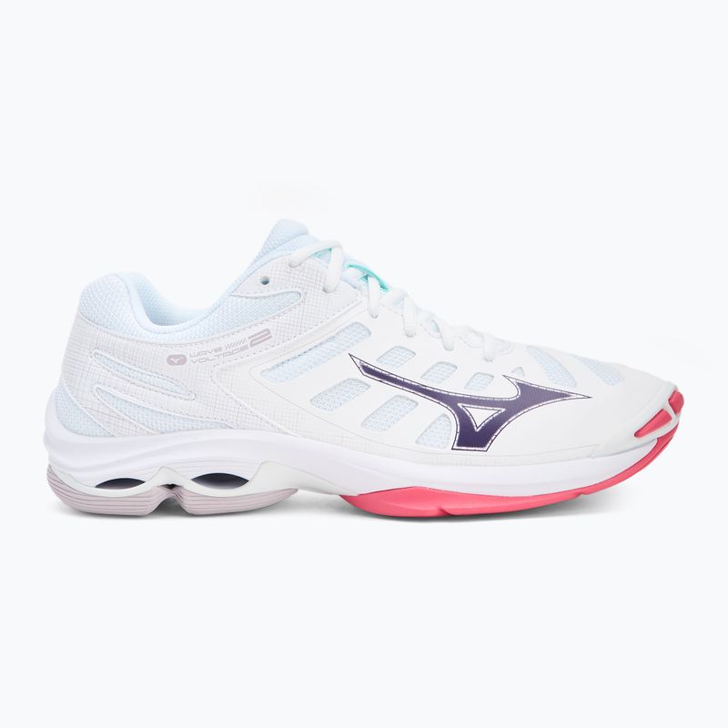 Volejbalová obuv Mizuno Wave Voltage 2 white/violet indigo/camellia rose 2