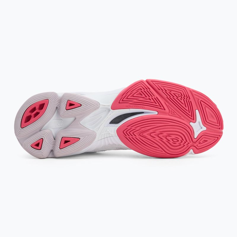 Volejbalová obuv Mizuno Wave Voltage 2 white/violet indigo/camellia rose 4