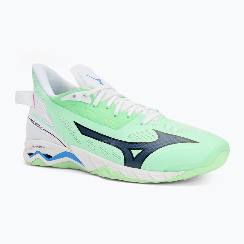 Topánky Mizuno Wave Mirage 5 neo mint/black/frontier blue