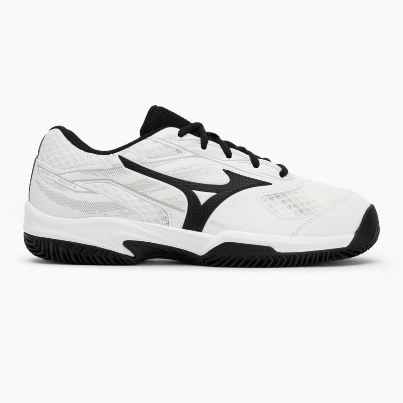 Pánské tenisové boty Mizuno Break Shot 5 CC white/ black/ harbor mist 2