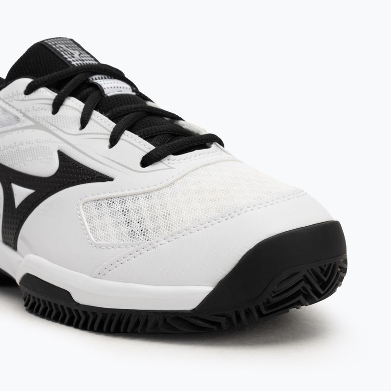 Pánské tenisové boty Mizuno Break Shot 5 CC white/ black/ harbor mist 7
