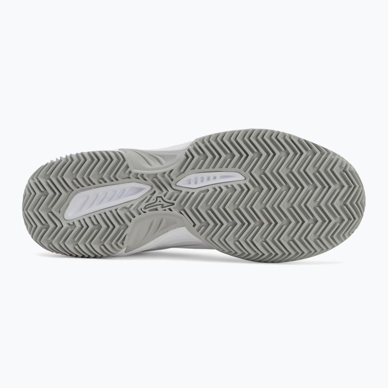 Dámské tenisové boty Mizuno Break Shot 5 CC white/ ultimate gray/ harbor mist 4