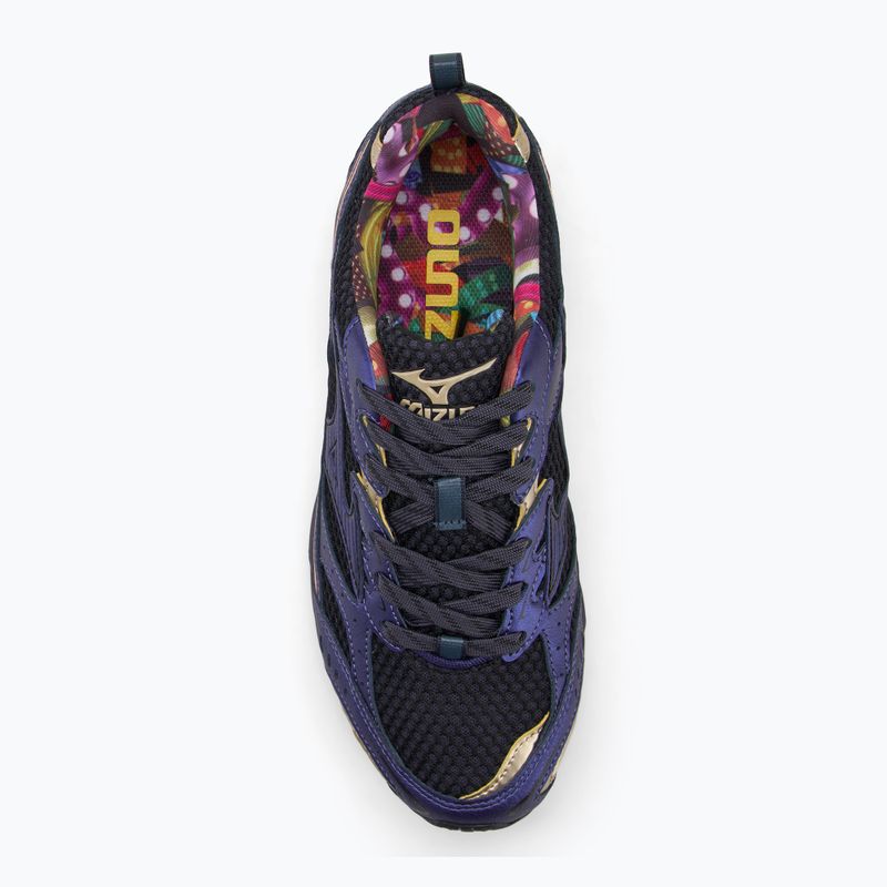 Topánky Mizuno MXR black/black/cadmium orange 5