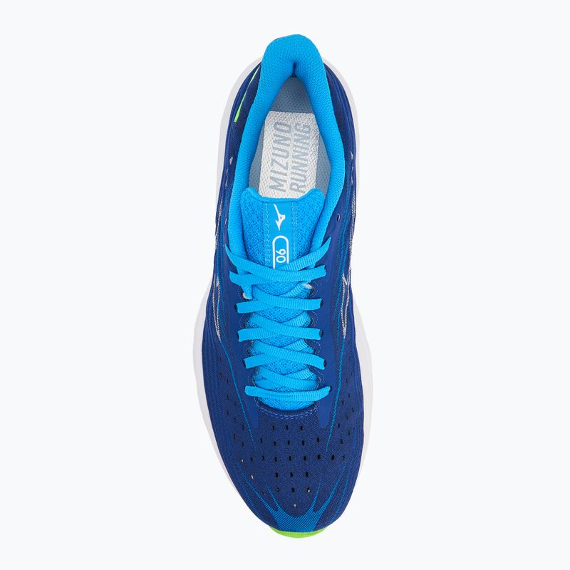 Pánske bežecké topánky Mizuno Wave Skyrise 6 reflex blue c/white/blue pace 5