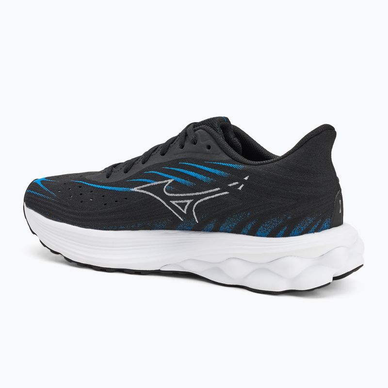 Pánske bežecké topánky Mizuno Wave Skyrise 6 black/white/blue pace 3