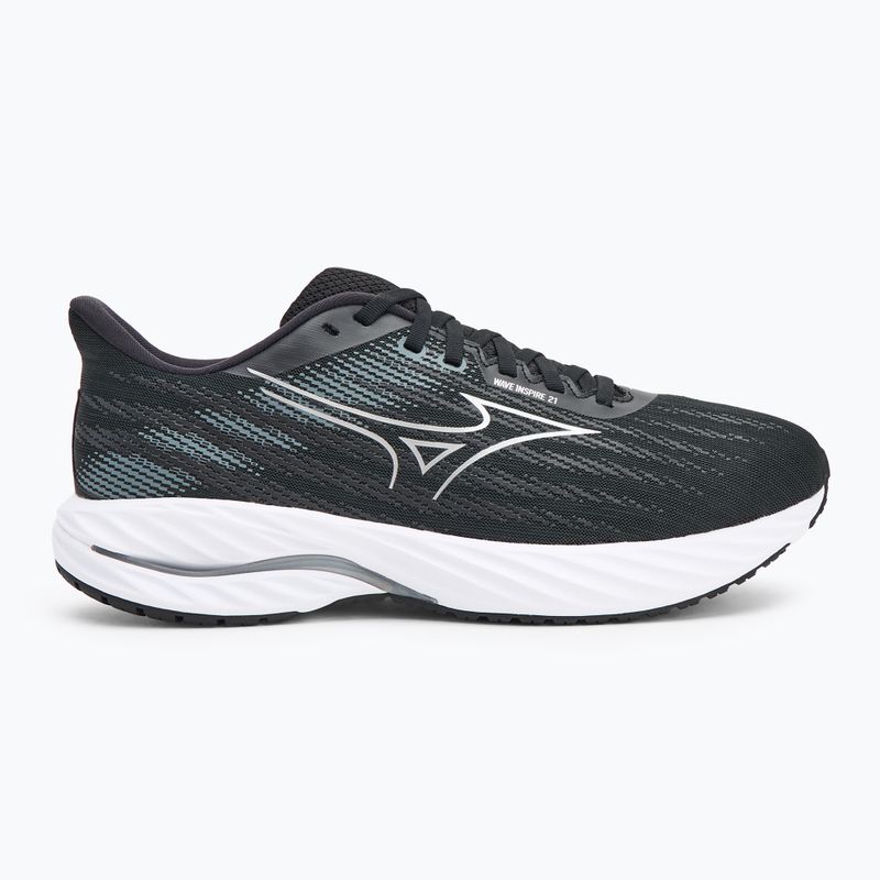Pánske bežecké topánky Mizuno Wave Inspire 21 2E black/silver/metallic gray 2
