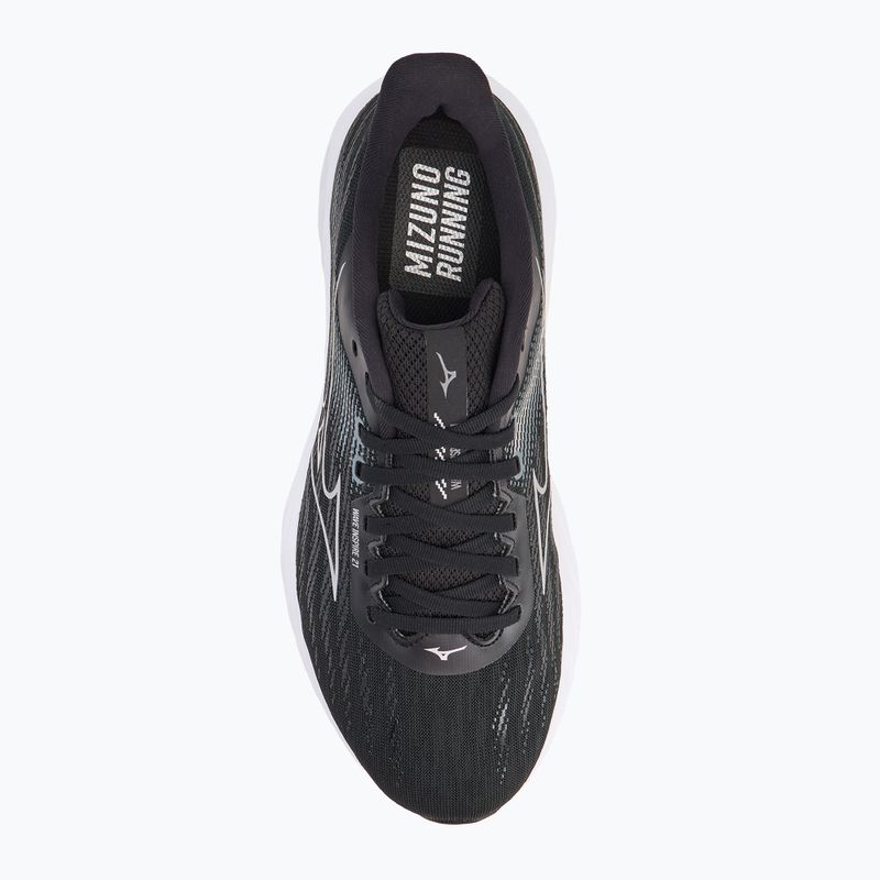 Pánske bežecké topánky Mizuno Wave Inspire 21 2E black/silver/metallic gray 5