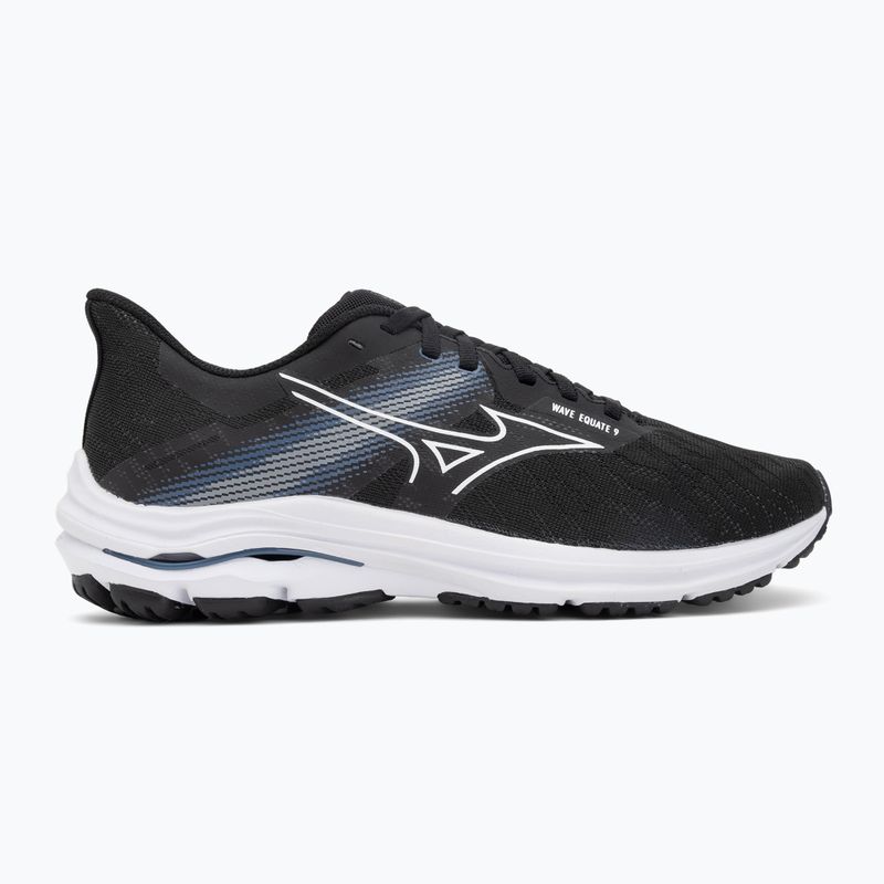 Pánske bežecké topánky Mizuno Wave Equate 9 black/white/vintage indigo 2