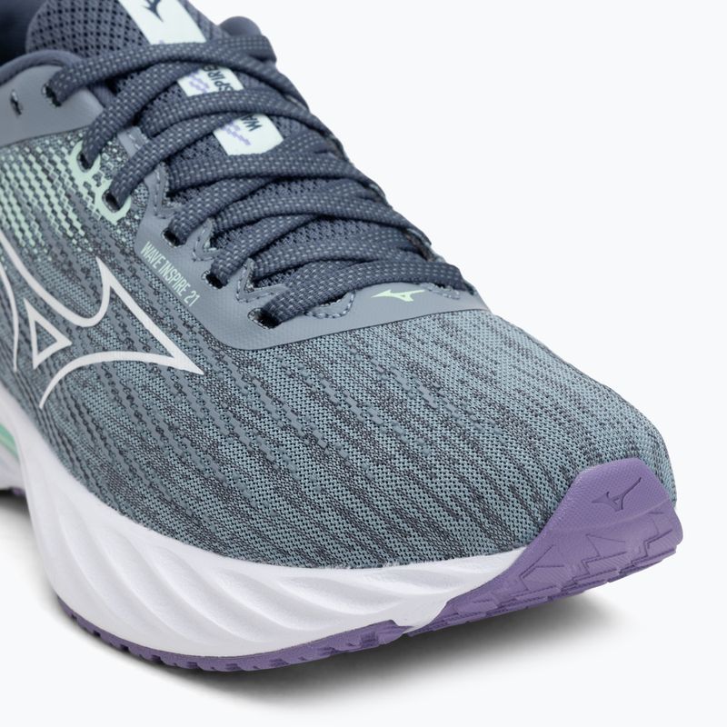 Dámske bežecké topánky Mizuno Wave Inspire 21 tradewinds/white/neo mint 7
