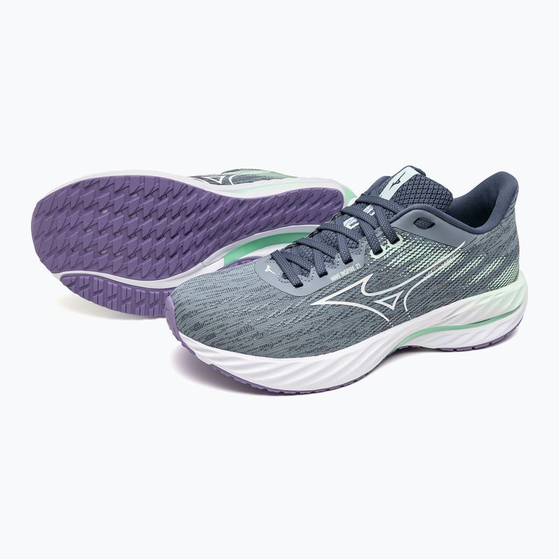 Dámske bežecké topánky Mizuno Wave Inspire 21 tradewinds/white/neo mint 9