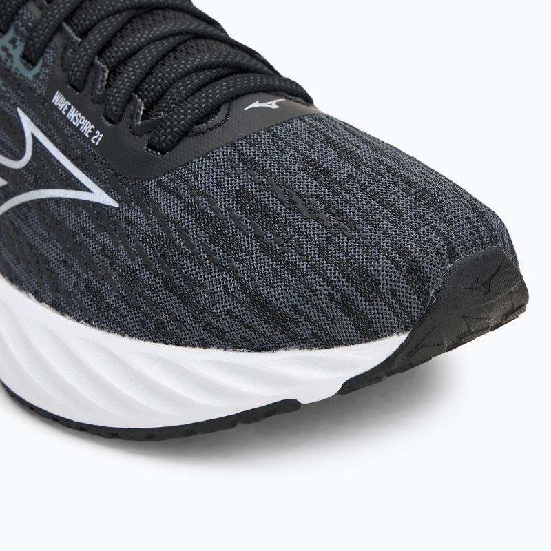 Dámske bežecké topánky Mizuno Wave Inspire 21 black/silver/metallic gray 7