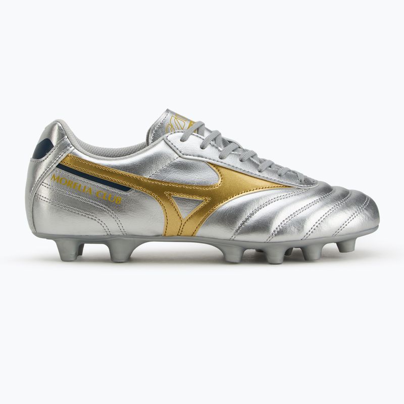 Pánske kopačky Mizuno Morelia II Club Md galaxy silver/gold/gold 2