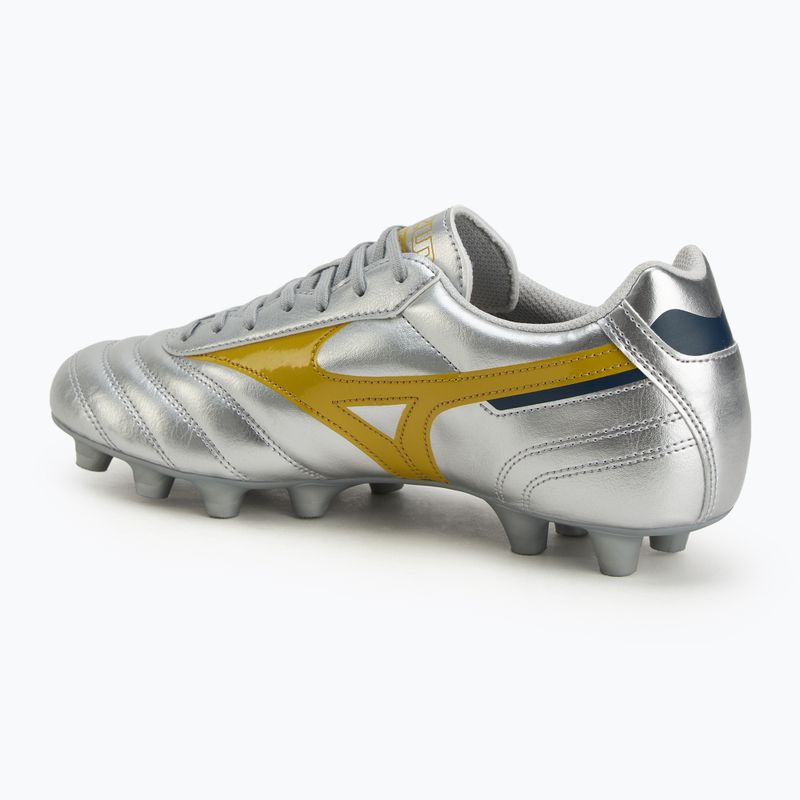 Pánske kopačky Mizuno Morelia II Club Md galaxy silver/gold/gold 3